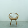 Round Teak Enclosure Chair Front view