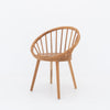 Round Teak Enclosure Chair Side view