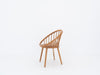 Round Teak Enclosure Chair Side view