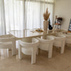 Saadiyat Rectangular Marble Dining Table Indoor View 10