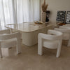 Saadiyat Rectangular Marble Dining Table Indoor View 13