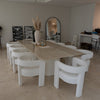 Saadiyat Rectangular Marble Dining Table Indoor View 16