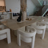Saadiyat Rectangular Marble Dining Table Indoor View 19