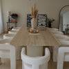 Saadiyat Rectangular Marble Dining Table Indoor View 4