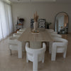 Saadiyat Rectangular Marble Dining Table Indoor View 5