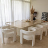 Saadiyat Rectangular Marble Dining Table Indoor View 9