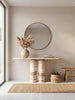 Sahara Onyx Console Table Indoor Perspective View 3