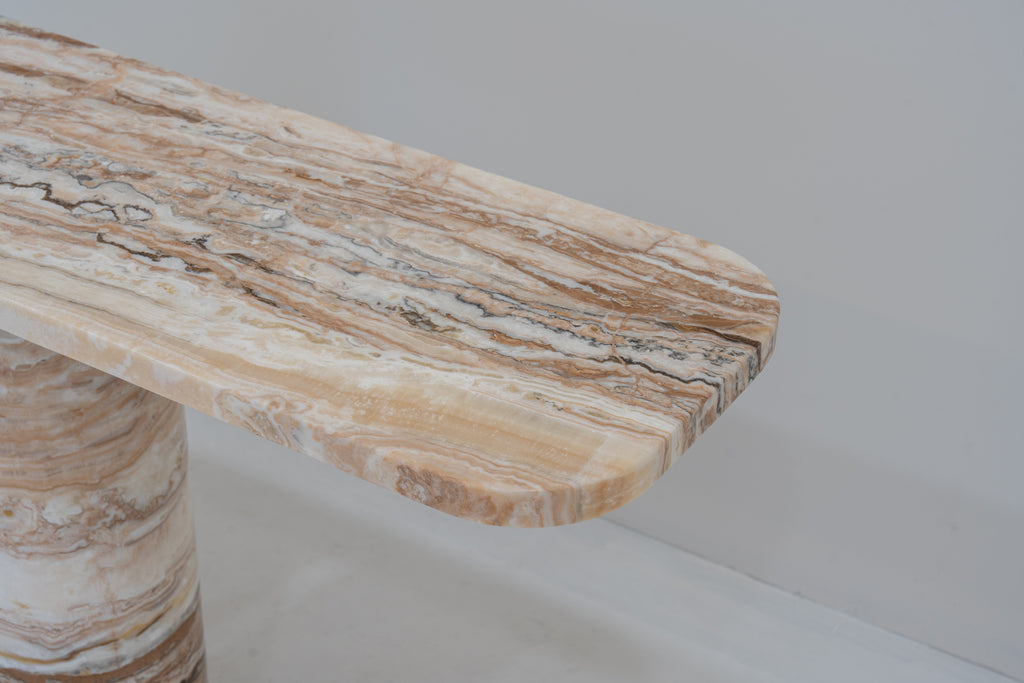 Sahara Onyx Console Table Top Detailed Texture View 1