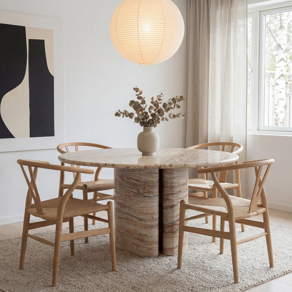 Sahara Onyx Dining Table Indoor View 2