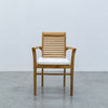 Salisbury Teak Dining Chair Front view
