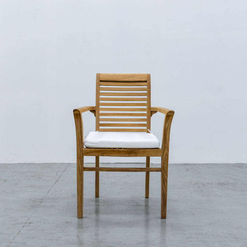 Salisbury Teak Dining Chair Front view