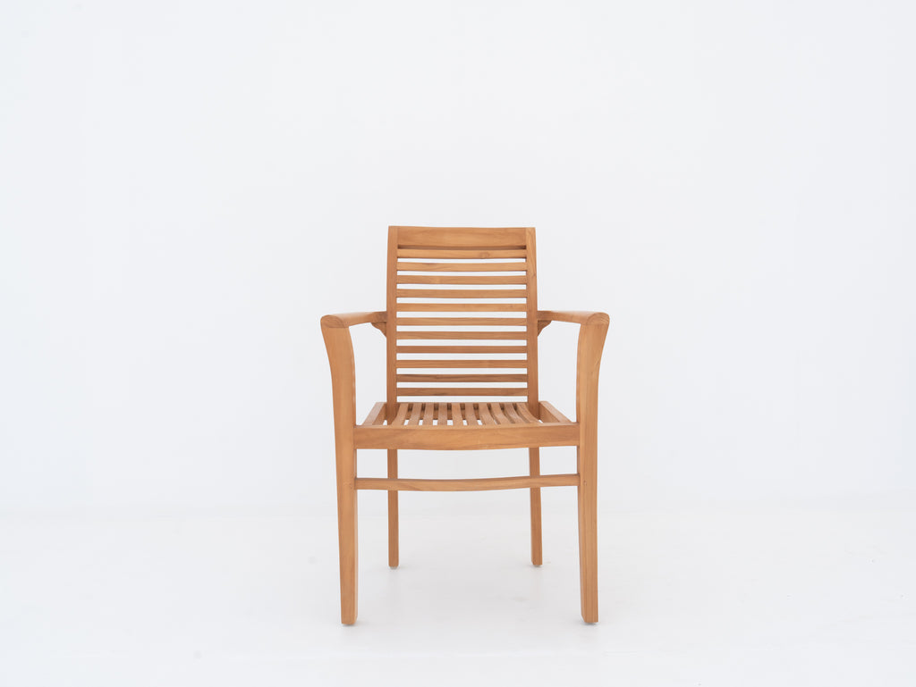 Salisbury Teak Dining Chair Front view