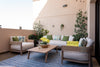 Santorini Teak Lounge Set Customer Home