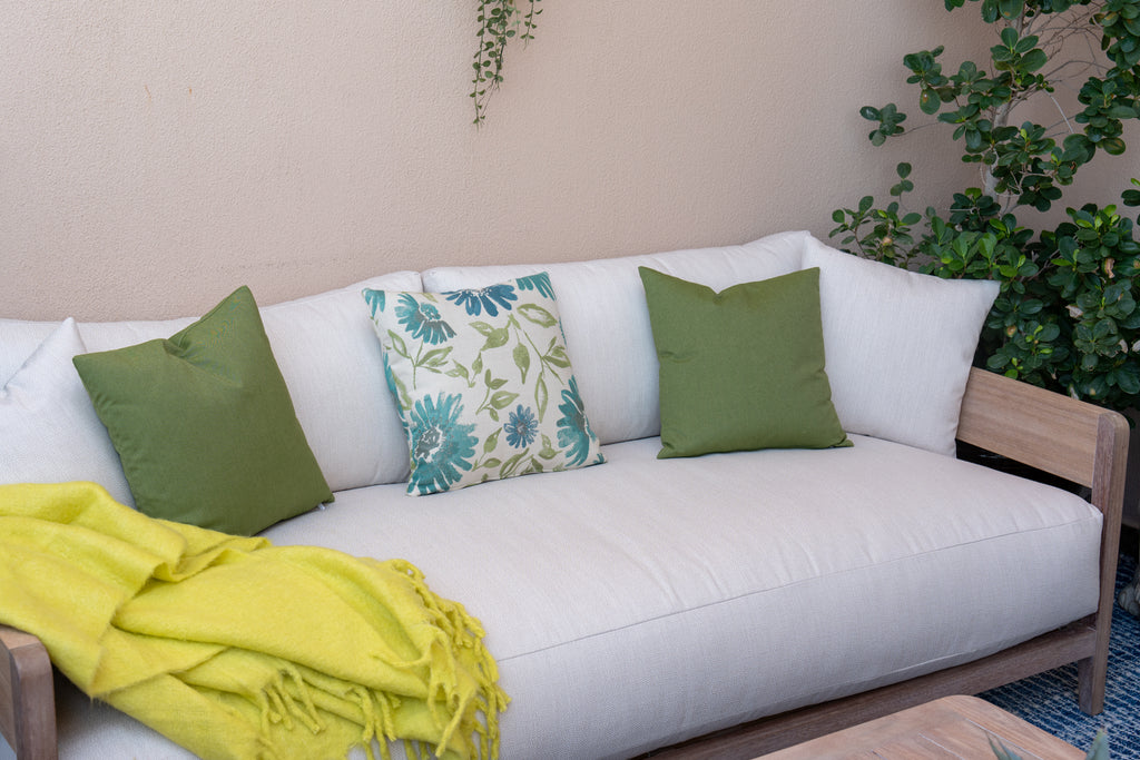 Santorini Teak Lounge Set Customer Home