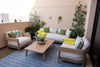 Santorini Teak Lounge Set Customer Home