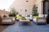 Santorini Teak Lounge Set Customer Home