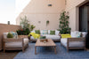 Santorini Teak Lounge Set Customer Home