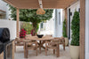 Savanna Round Teak Dining Table Customer Home