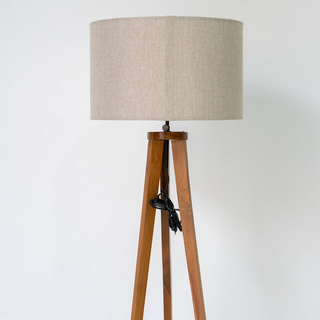 Seabrook Shelf Floor Lamp Front Perspective View 1