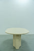 Sedona Micro Cement Dining Table Front Perspective View 5