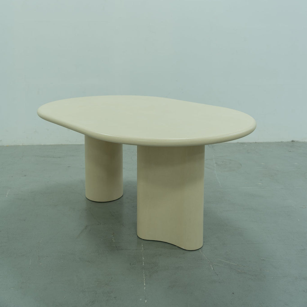 Sedona Micro Cement Dining Table Perspective View 1