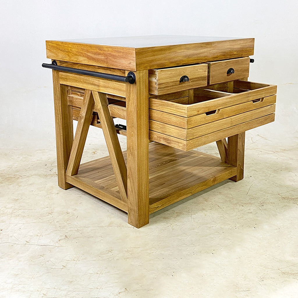 Serengeti Teak Island Perspective View 1
