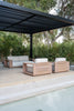 Sereno Teak Lounge 2 Seater Sofa Customer Home