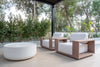 Sereno Teak Lounge Single Seater Sofa Customer Home