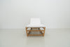 Seville Teak Sun Lounger Front View 1