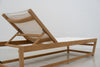 Seville Teak Sun Lounger Perspective View 11