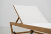 Seville Teak Sun Lounger Perspective View 13