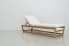 Seville Teak Sun Lounger Perspective View 2