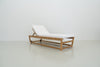 Seville Teak Sun Lounger Perspective View 4