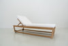Seville Teak Sun Lounger Perspective View 5