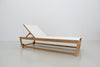 Seville Teak Sun Lounger Perspective View 6