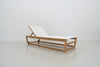 Seville Teak Sun Lounger Perspective View 8