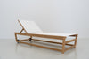 Seville Teak Sun Lounger Perspective View 9