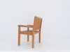 Sherborne Teak Arm Chairs Back view