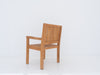 Sherborne Teak Arm Chairs Back view