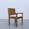 Sherborne Teak Arm Chairs Side view 2