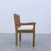 Sherborne Teak Arm Chairs Side view 3