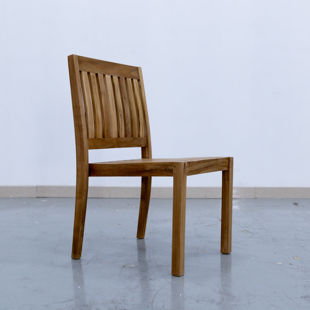 Sherborne Teak Chair Side view 5