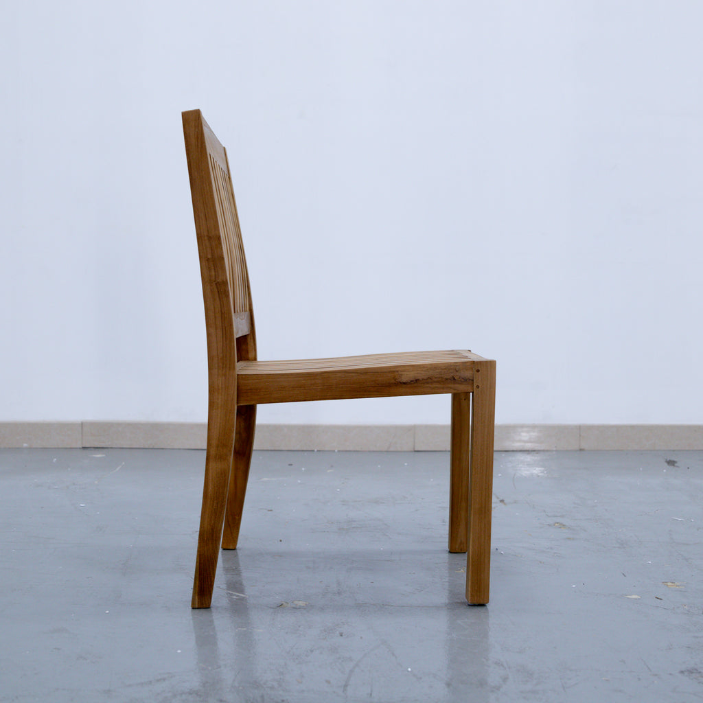 Sherborne Teak Chair Side view 6