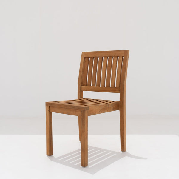 Sherborne Teak Chair Side view