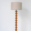 Shoreline Beaded Floor Lamp Front Perspective View 2
