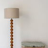 Shoreline Beaded Floor Lamp Front Perspective View 2