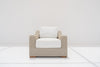 Sienna Rattan Outdoor Lounge Chair Front view