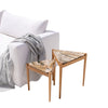 Sierra Marble Nesting Side Table White Background View