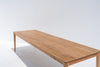 Skov Teak Dining Table Detailed Top Texture View 1