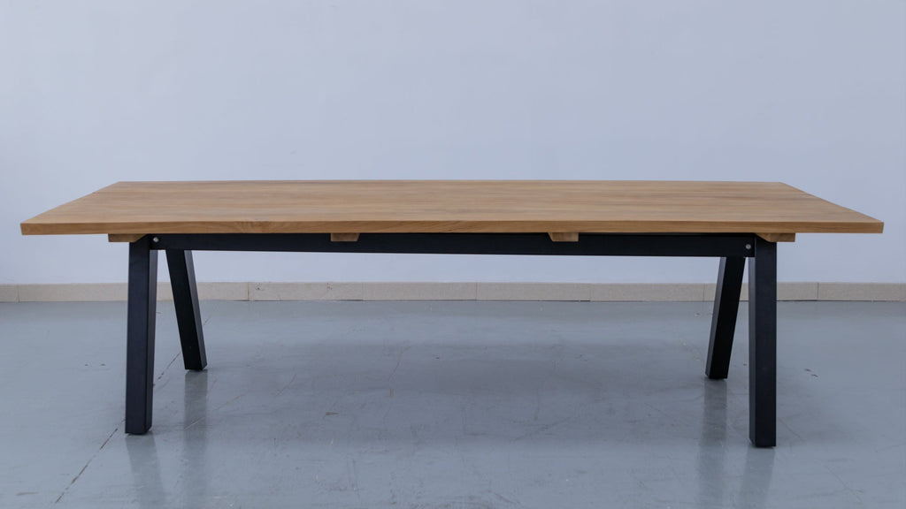 Slab Dining Table Side view